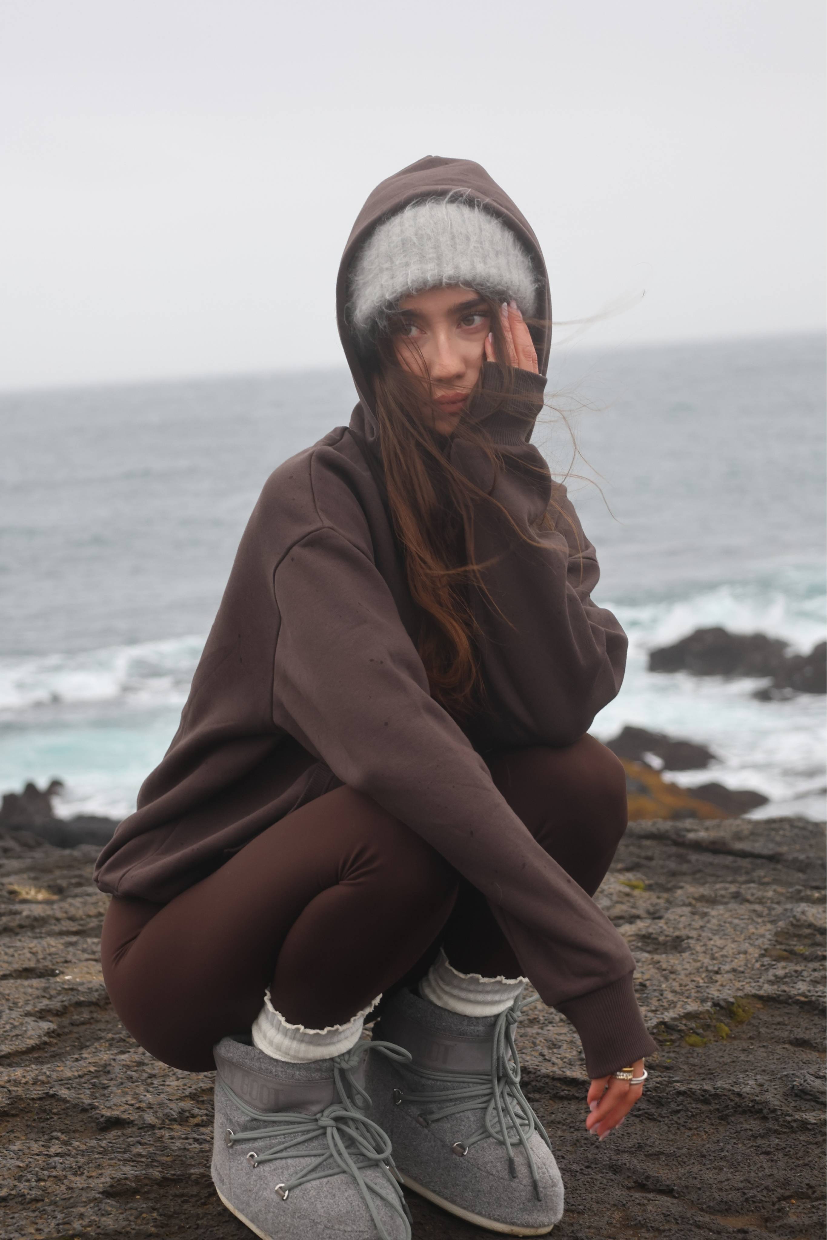 W. CS Hoodie - Espresso